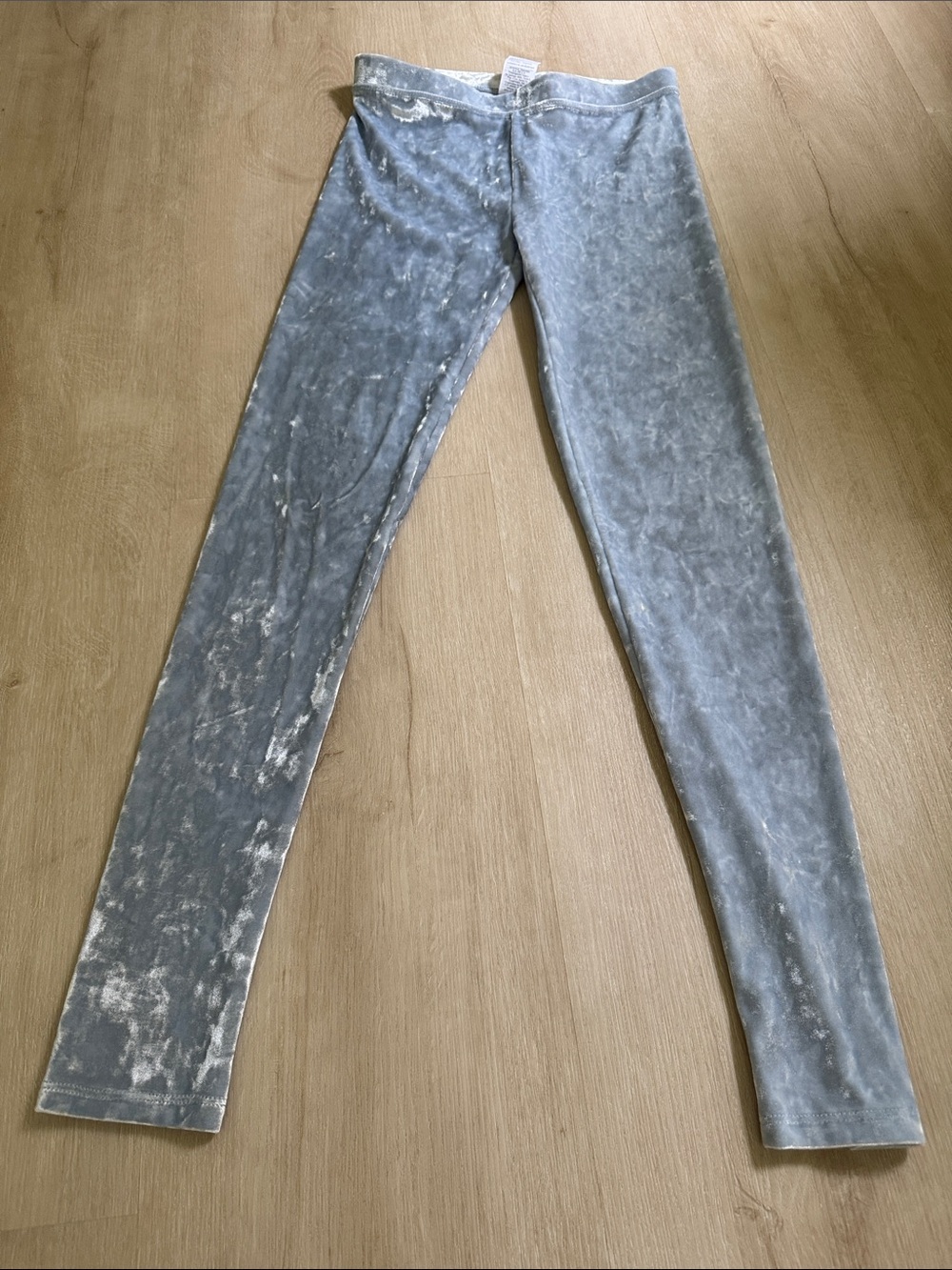 Crewcuts Light Blue Plush Velvet Jeggings